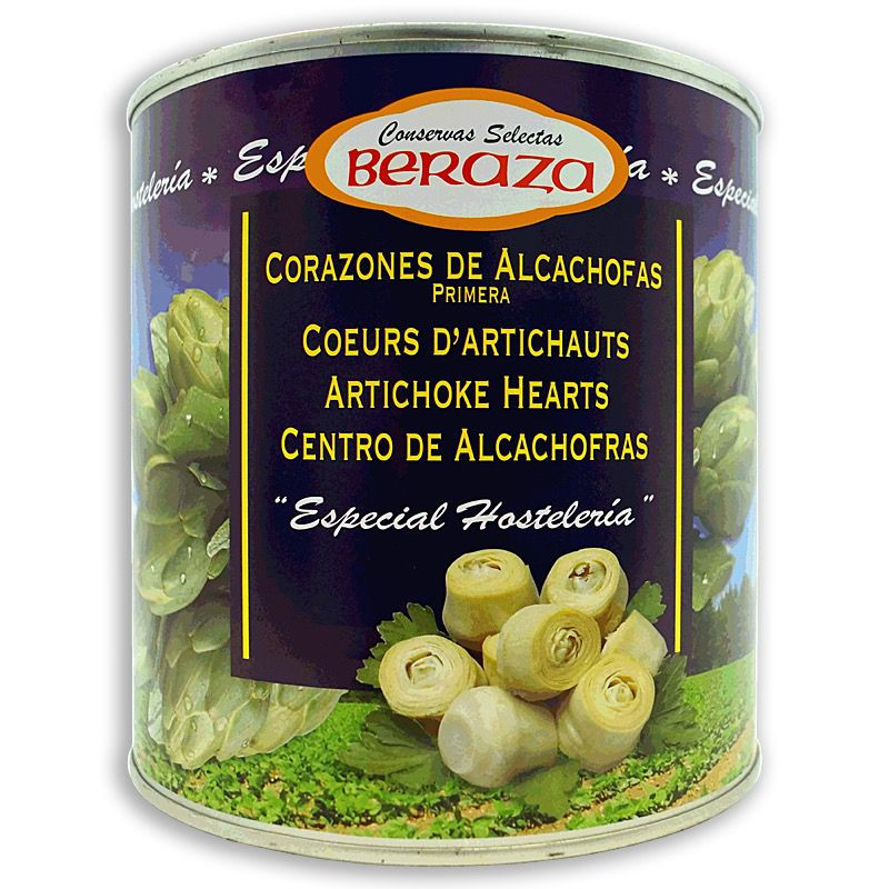 ALCACHOFAS CORAZONES 6/3 Kg.